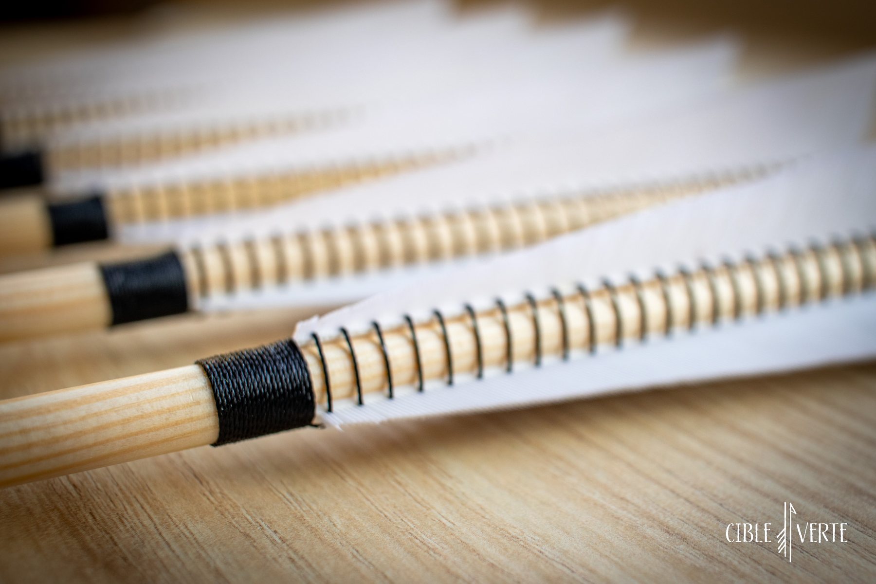 custom wooden arrows for traditional bows